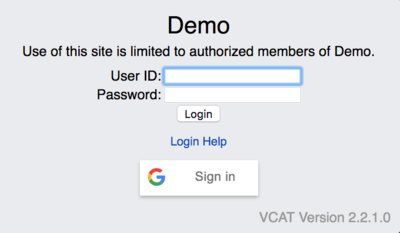 Wiki VCAT2 Login GoogleSignIn option.png