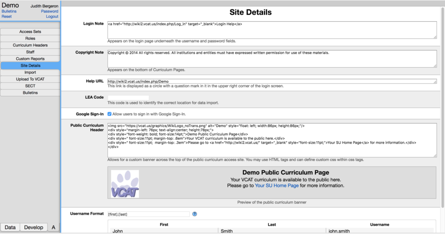 Wiki VCAT2 SiteDetails under Atab.png